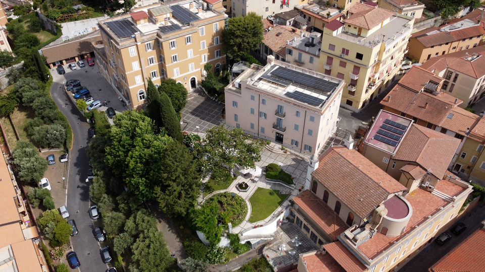 Vista aerea della struttura